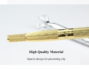 Factory Supply Diamond Copper Material Single Side Embroidery Tattoo Manual Pen With a box For Permanent Makeup