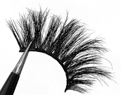 Wholesale New 25 mm Fluffy Mink 1 pairs Eyelash Makeup Volume 3D Lashes  Natural False Eyelash Extensions
