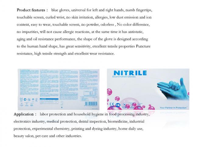 Manufacturers Disposable Nitile Examination Gloves, Powder Free, Non Latex Gloves