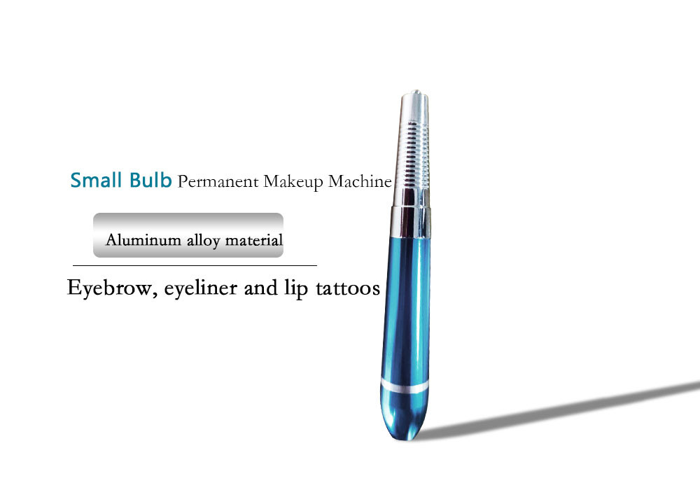60Hz Permanent Makeup Tattoo Kit Micro Needle Tattoo Electric Pen Polished Aluminum Alloy Shell