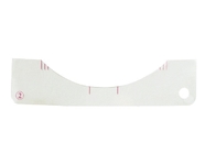 10cm Harmless Silica Gel Eyebrow Microblading Tool Stencil , Eyebrow Measuring Ruler Tool