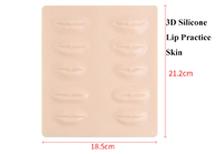PMU Permanent Makeup Rubber 3D Lips Practice Skin Tattoo Mat To Practice Perfect Eyebrow