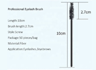 50 Pcs Plastic Disposable 10cm Eyelash Extension Cleaning Brush