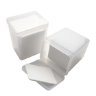 5*5cm White Wiping Cotton Paper Eyelash Tweezer Glue Cleaner Pads
