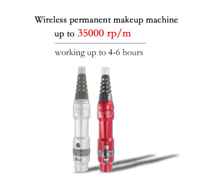 Wireless Permanent Makeup Tattoo Machine For Eyebrow Lip MTS OEM Logo 35000 rpm 6