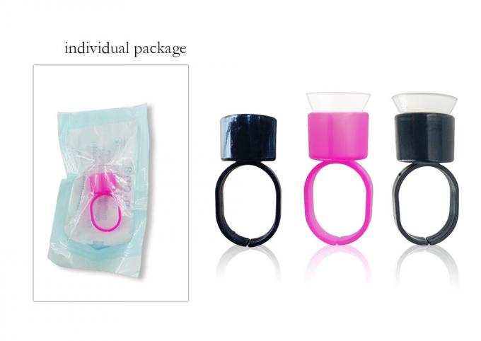 Disposable Microblading Accessories Tattoo Pigment Ring Cups Soft Silicone And Plastic Material 9