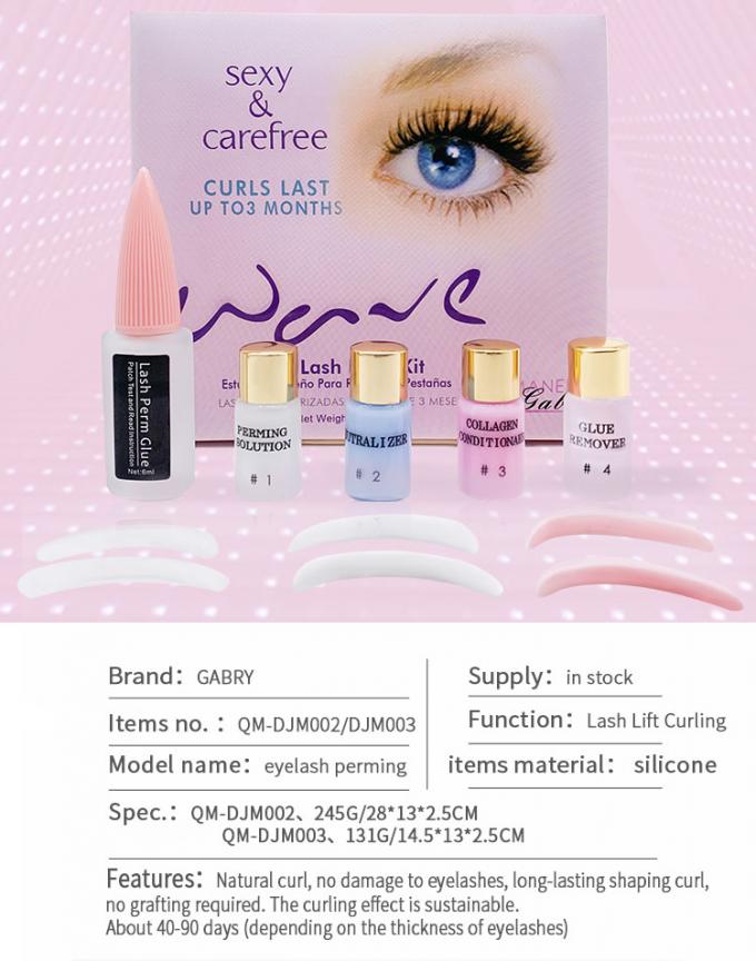 Cheap Wholesale Eyelash Lift Kit Permanent Eyelash Curling with Rods