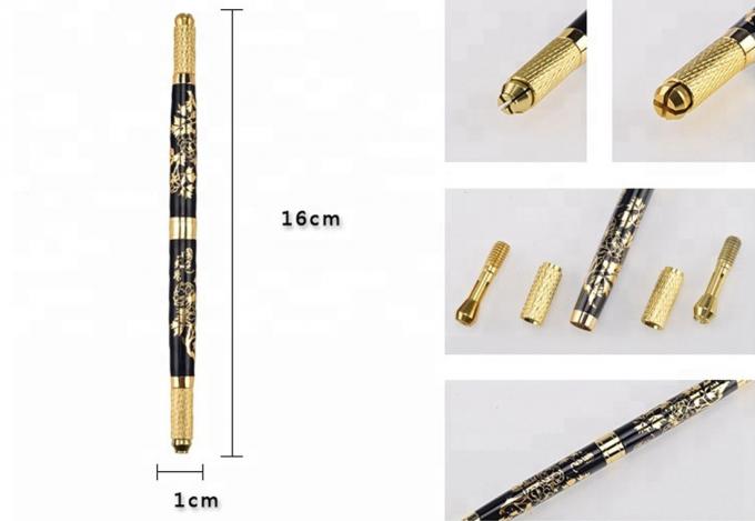 Stainless Steel Handle Disposable Microblading Tattoo Pen With Blade 135mm Length 2