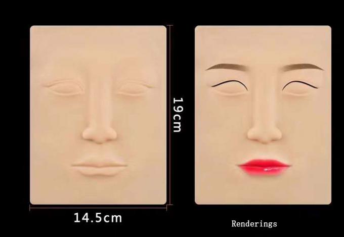 PMU Permanent Makeup Rubber 3D Lips Practice Skin Tattoo Mat To Practice Perfect Eyebrow 13