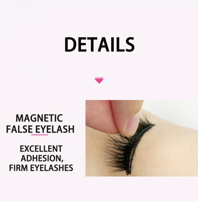 22mm False Eyelash Factory Supply New Wholesale Best Magnetic False Eyelashes 4