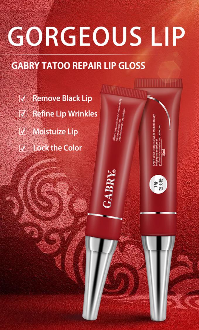 15 ml/pc Natural Lip Gloss For Semi Permanent Makeup Tattoo Repair Lip Care 0