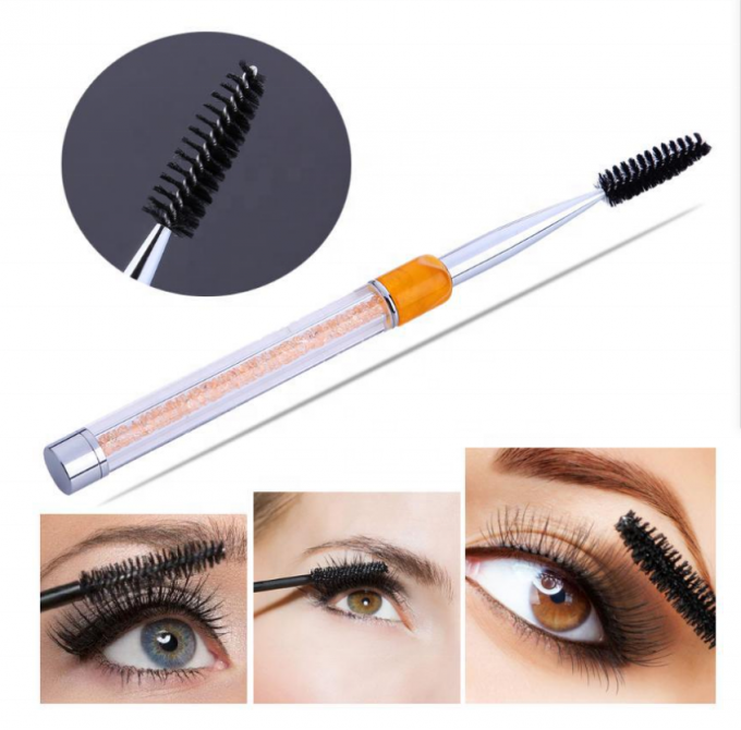 Wholesale Price Crystal Eyelash Disposable Makeup Brush Lash Extension Tools Accessories 0