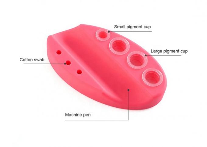 Silicone Permanent Makeup Ink Cup Stand Holder For Tattoo Pen Machine 3