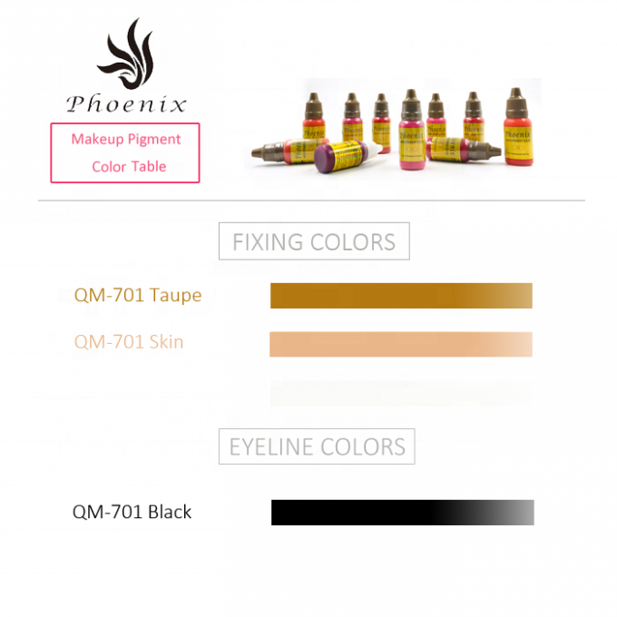Korea Original Private Label High Quality Nautral Microblading Pigment Permanent Makeup Tattoo Pigment 5