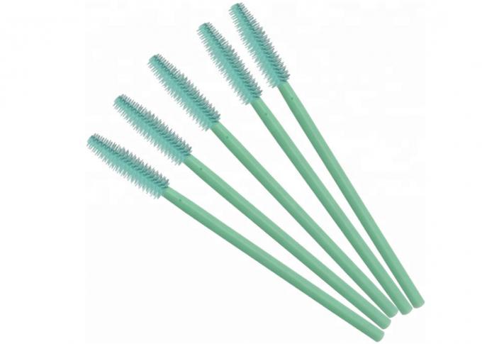50 pcs/pack Silicone Disposable Eyelashes Brush And Lash Comb mascara Wand Plastic Handle Different Color 9