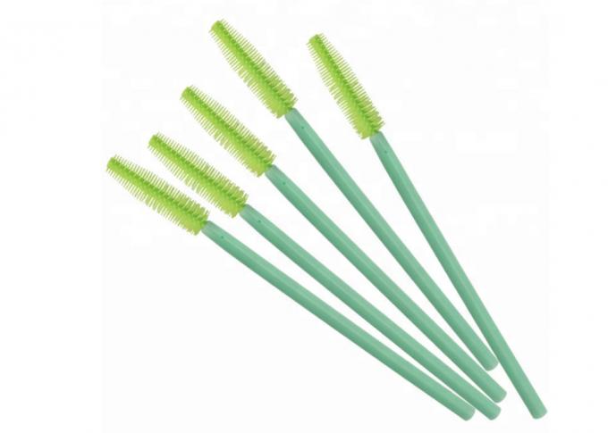 50 pcs/pack Silicone Disposable Eyelashes Brush And Lash Comb mascara Wand Plastic Handle Different Color 10