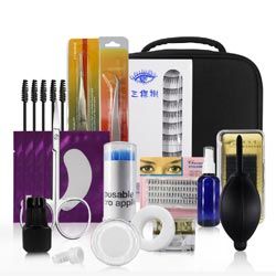 Wholesale Handmade  False Synthetic Hair Eyelash Set Lash Eyeliner Magnetic Eyelashes 60 pcs 8-12 MM Curl OEM 4