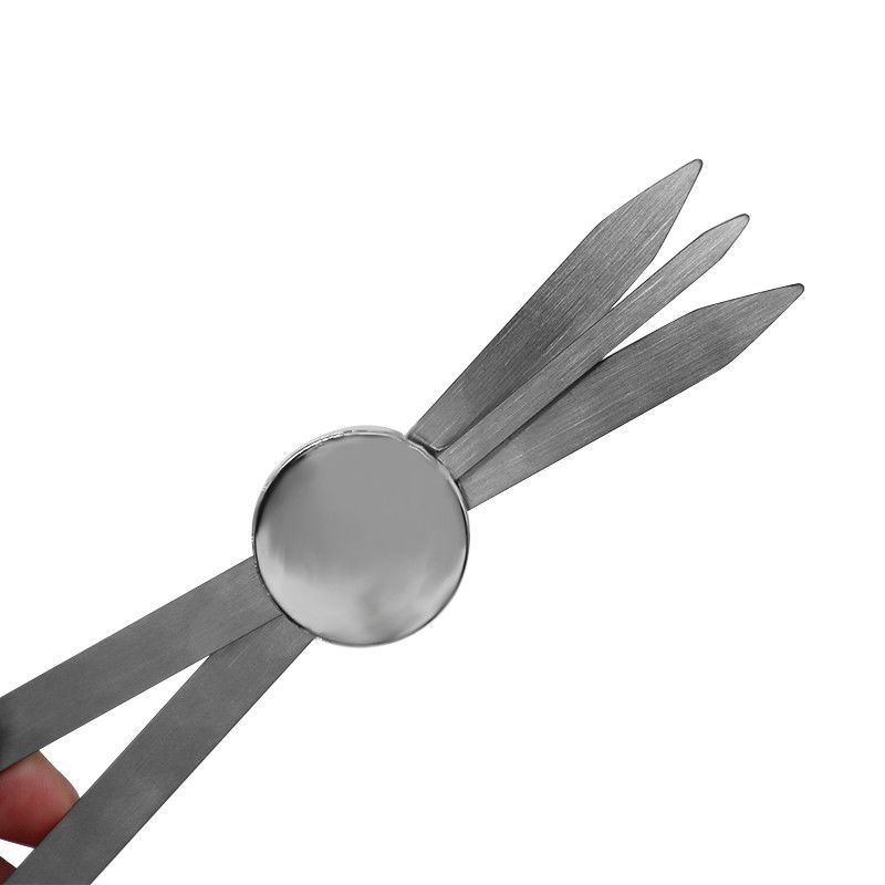 ODM Silver Color Compass Eyebrow Ruler Adjustable Accurate Positioning