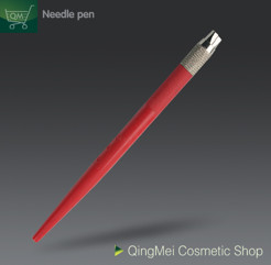Rose Red Cosmetic Microblading Eyebrow Embroidery Pen Microblading Hand Tool