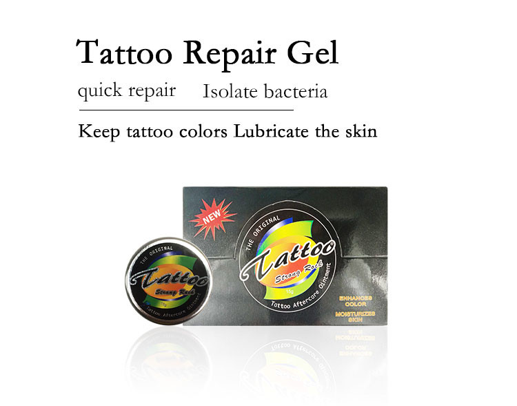 Iron Box Body Tattoo Repair Gel Skin Care Healing Recovery Cream Permanent Tattoo Repair Ointment Auxiliary Materials