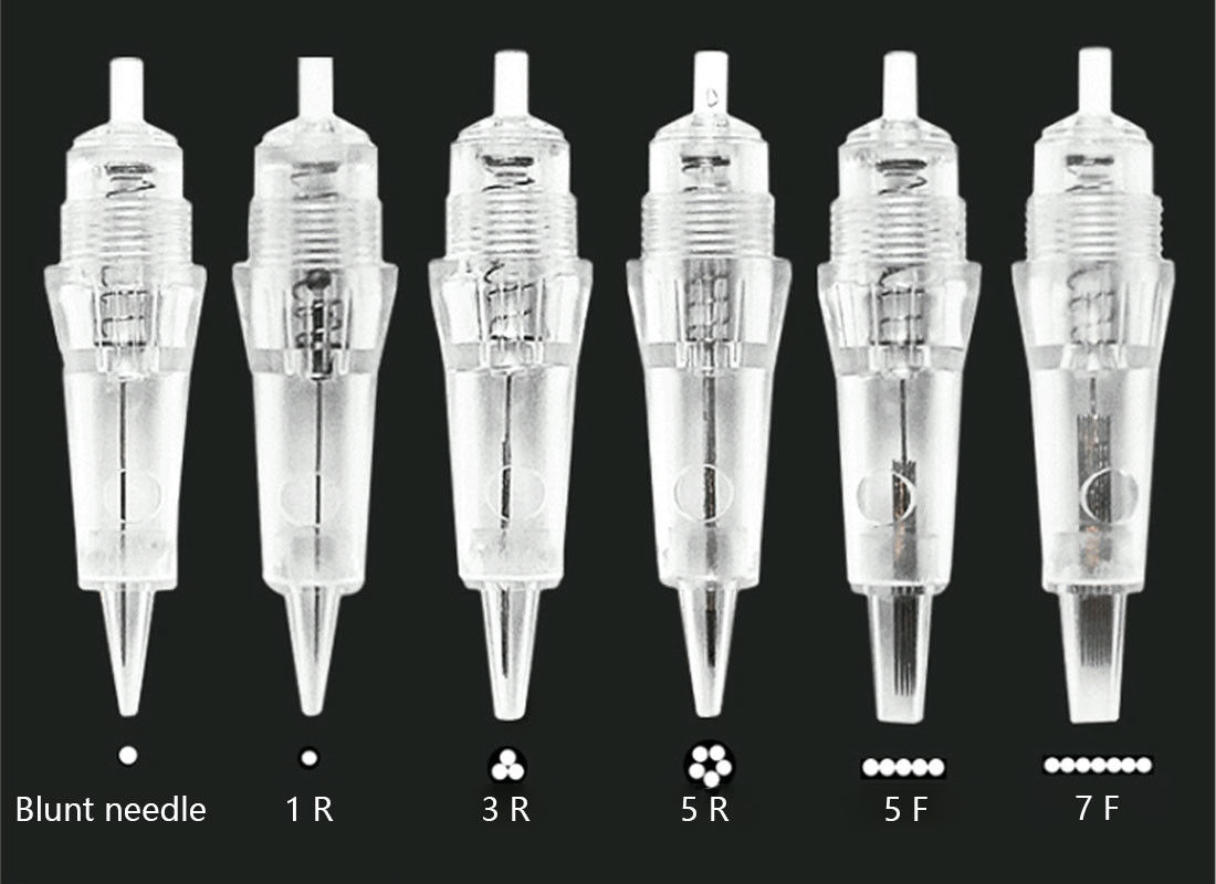 PCD 12 14 19U Microblading Needles – Manual Eyebrow Tattoo Blade For Permanent Makeup, Professional Kit