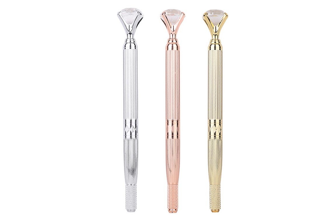 China Factory Supply Tattoo Microblading Manufacturer Diamond Manual Pen Eyebrow Tattoo Microblading Pen With Box