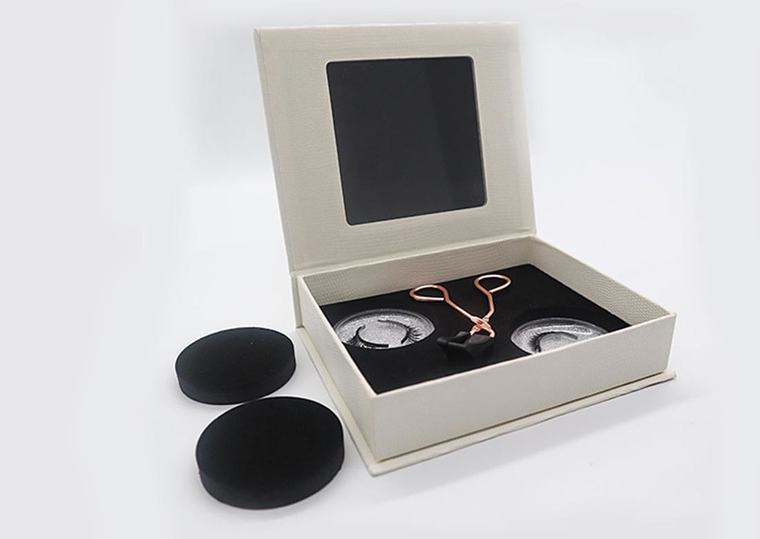 2 Pairs Quantum Magnetic Eyelashes Sets With Mirror