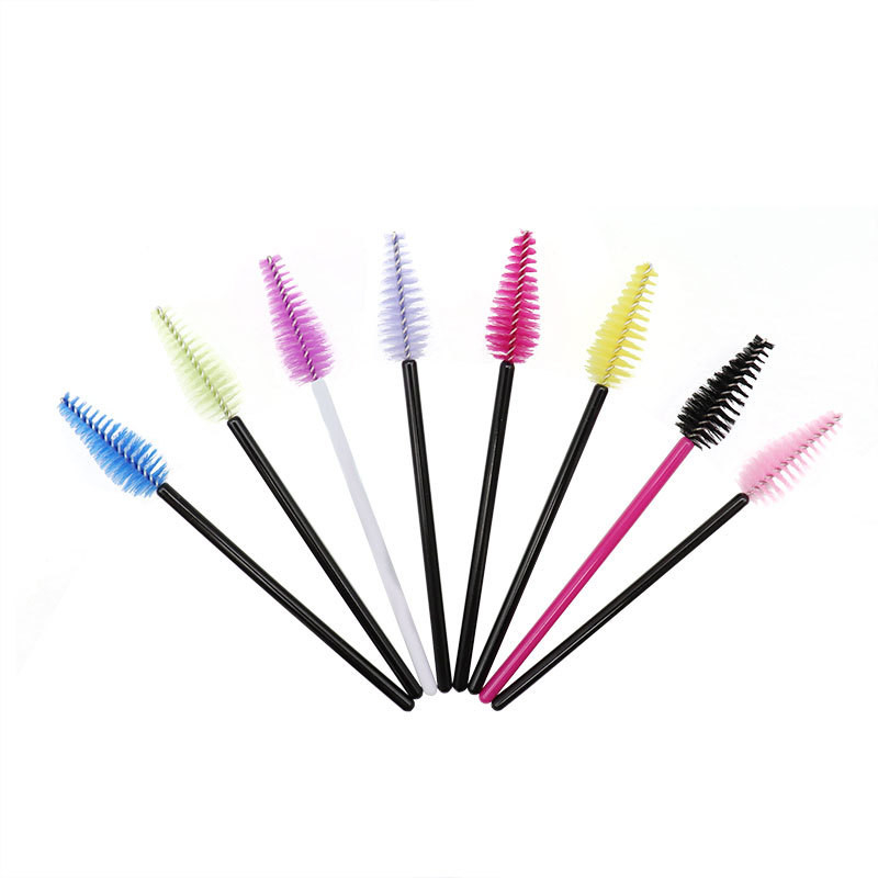 50 pieces 10cm Disposable Eyelash Extension Brush Brow And Lash Comb