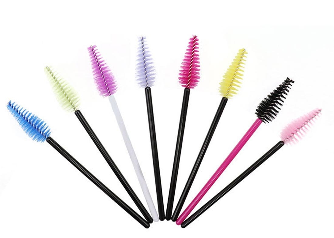 Disposable Permanent Makeup Accessories Eyelash Brush Brow andLash Comb