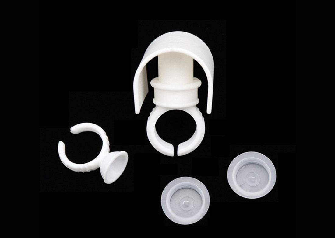 U Shape Eyelash Extension Glue Ring Adhesive Pallet