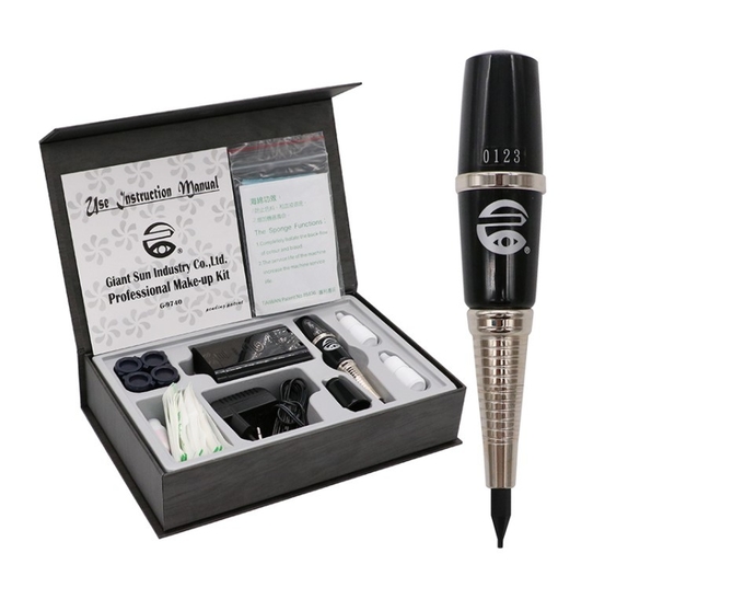 Black Temporary Permanent Makeup Tattoo Pen Stainless And Plastic Material 3