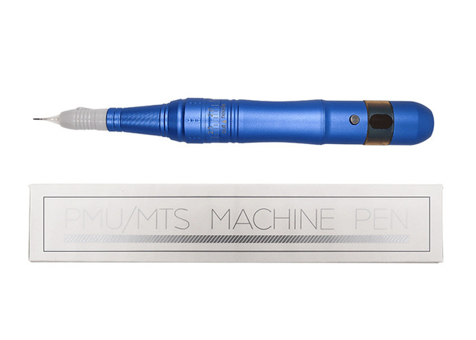 1A 18000R/Min Blue Permanent Makeup Machine Stable And Safe Metal Aluminum alloy 2